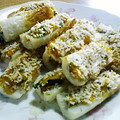 あすでふ's cooksnap of when they made かぼちゃのせ♡ ちくわフライ.