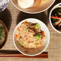 15947's cooksnap of when they made ほっこり♡豚肉と蓮根の炊き込みご飯.