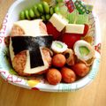 はるるきんぐ's cooksnap of when they made 新ヒーロー♪ニンニンジャーキャラ弁.