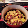 KAZUK❤︎312's cooksnap of when they made 秋の味覚　サツマイモとりんごの炊いたん.