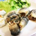 しま1212's cooksnap of when they made 小学6年生も作れる！さんまの梅チーズ揚げ.