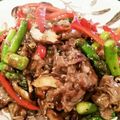 rynbaskets's cooksnap of when they made アスパラと牛肉炒め・中華風.