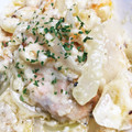 あんざき's cooksnap of when they made 鮭としめじのクリーム煮.