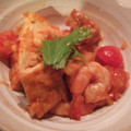 カバゴン's cooksnap of when they made 厚揚げとプチトマトで作る♪簡単エビチリ.