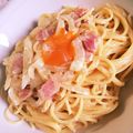 nana7。's cooksnap of when they made とろけるチーズで幸せカルボナーラ♡.