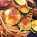 ｍａｈａｎａ's cooksnap of when they made ズッキーニの☆トマトソースパスタ☆.