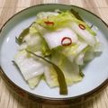 パグ桃's cooksnap of when they made ポリ袋で超簡単！白菜の浅漬け♪.