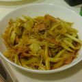 まいちいママ's cooksnap of when they made 簡単☆レモン薫るセロリとシラスごま油炒め.