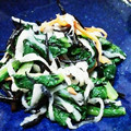 クックTXEBE1☆'s cooksnap of when they made ☆ゆでるだけ！超簡単 切干大根と小松菜のおひたし☆.