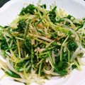 クックKQECQX☆'s cooksnap of when they made 簡単‼モヤシとネギと水菜の炒めもの.