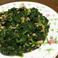 みるくここあ♪＊'s cooksnap of when they made ほうれん草のシーチキン炒め.
