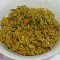 はやみちゃん's cooksnap of when they made 炊飯器で簡単～♪カレーピラフ.