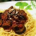 ふぁーーちゃん's cooksnap of when they made ワインに合う♪なすたっぷりのボロネーゼ.