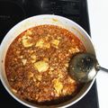 猫パッチ's cooksnap of when they made ランチに簡単！ 麻婆チリ豆腐丼！.