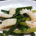 palmbeach's cooksnap of when they made イカとインゲンの炒め物♪.