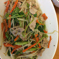 a0imama♡'s cooksnap of when they made ✿もやしと豚肉の❀簡単✿中華炒め.
