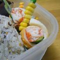 サオリ's cooksnap of when they made ✤お弁当に♪きゅうカニのちくわ巻き✤.