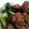 Jyohana's cooksnap of when they made 豚こま 丸めて♡ネギ肉団子の甘辛焼き.