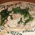 きらり流れ星's cooksnap of when they made 小松菜と豚肉の中華炒め.