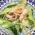 ちかこねぇね's cooksnap of when they made きゅうりを食べよ♡豚コマジンジャーソース.
