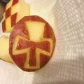 mimasei's cooksnap of when they made アカニンジャーのりんご飾り切り☆.