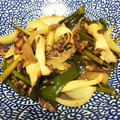 あおまんjapan's cooksnap of when they made 牛肉とにんにくの芽の炒めもの☆.