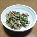 Grifola's cooksnap of when they made 豆苗と舞茸と油揚げの中華炒め.