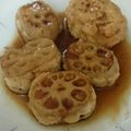ねぞろ's cooksnap of when they made 簡単 一品♪ 蓮根の 挽き肉 挟み焼き！.