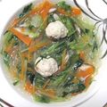 ぱんこみゅ's cooksnap of when they made 好きな野菜で♪鶏団子と春雨スープ☆.