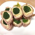 メロンパンマン's cooksnap of when they made 簡単☆小松菜＆油揚げ＆豚肉のクルクル巻き.