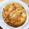 やなつこ's cooksnap of when they made 具だくさんで濃厚♪スパニッシュオムレツ.