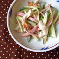 ふたごゆき's cooksnap of when they made ちくわとキュウリとハムのマヨネーズあえ。.