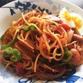 ako622's cooksnap of when they made 懐かし喫茶店のナポリタン.