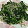 piro0707's cooksnap of when they made ホウレン草とじゃこのコンソメ炒め✨.