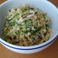 ふぅたろん's cooksnap of when they made 水菜ともやしと卵のナムル♡簡単おつまみ.