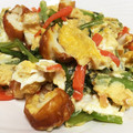 ブースケの嫁's cooksnap of when they made 小松菜とちくわの和風マヨ炒め.