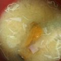 クックRWD0W9☆'s cooksnap of when they made かぼちゃとベーコンのみそ汁.