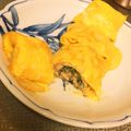 komugiko4's cooksnap of when they made ツナマヨおにぎり風！卵焼き.