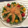 nocochi's cooksnap of when they made スモークサーモンサラダ.