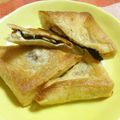 心の空's cooksnap of when they made おつまみに！のりチーズ油揚げ.