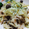 クックQWCE9B☆'s cooksnap of when they made 鮭としめじのクリーム煮.