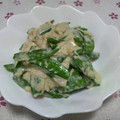 かずぉ's cooksnap of when they made ☆さやえんどうとツナの味噌マヨあえ☆.