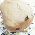 みっくママ's cooksnap of when they made 胚芽入りレーズンくるみパン（HB使用).