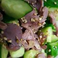 あずゆずこむぎ's cooksnap of when they made 今日のおつまみ⑲❤砂肝とキュウリのピリ辛.