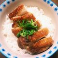 あきにゃんだ's cooksnap of when they made 丑の日☆うなぎのたれで照り焼きチキン丼♪.