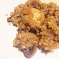 appam25's cooksnap of when they made うま味たっぷり♪きのこの玄米リゾット.