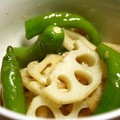 いっちゃん２７'s cooksnap of when they made 楽々おつまみ♬蓮根とシシトウの甘辛炒め。.