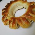 ののななと's cooksnap of when they made 可愛いお花のアップルリングパン♪.