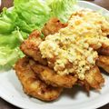 YUKIKI☆'s cooksnap of when they made リンゴ酢で優しい味のチキン南蛮.