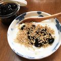 YUKIKI☆'s cooksnap of when they made 黒豆ゴマヨーグルト.
